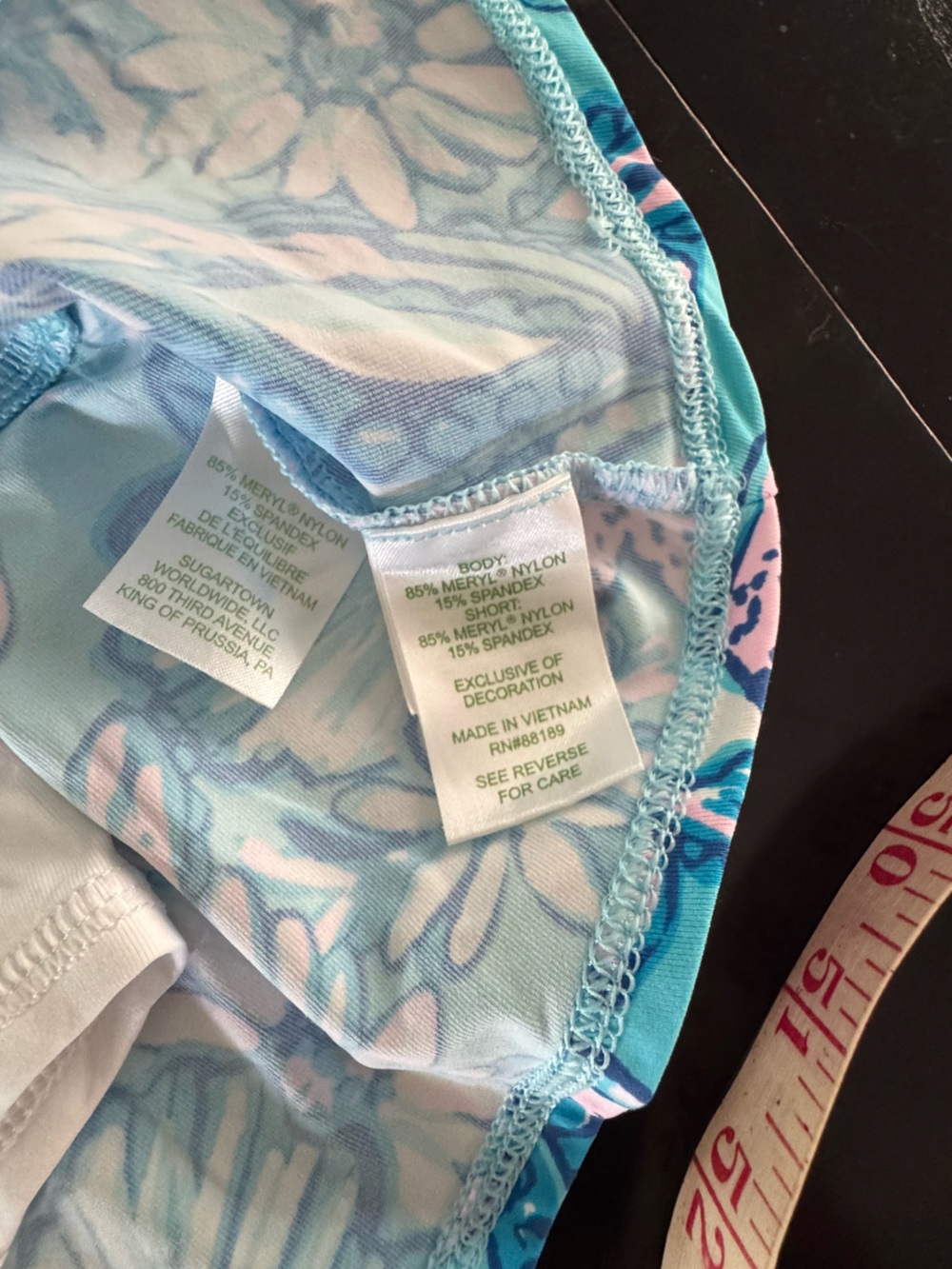 Lilly Pulitzer Luxletic Corinne Skort UPF 50 in Sound THE SIRENS Print SZ Small. - Picture 6 of 6